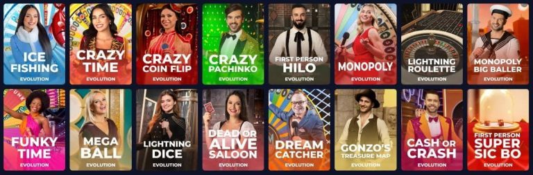 Rainbet Casino game show
