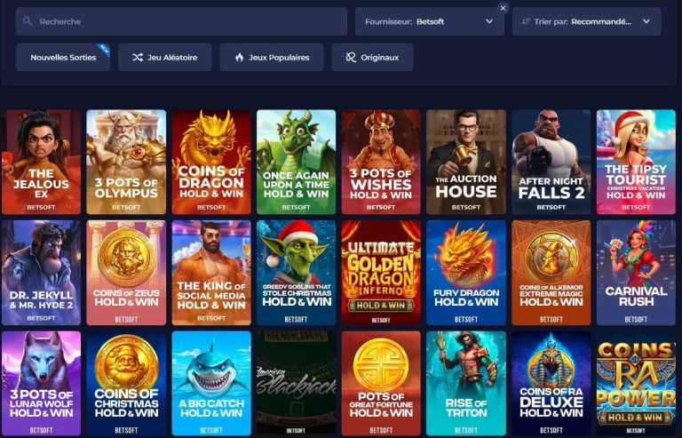 Rainbet Casino machines à sous
