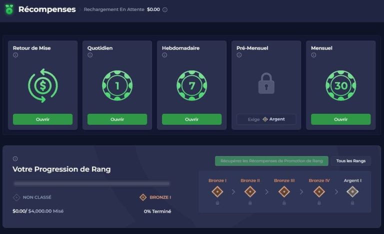 Rainbet Casino récompenses